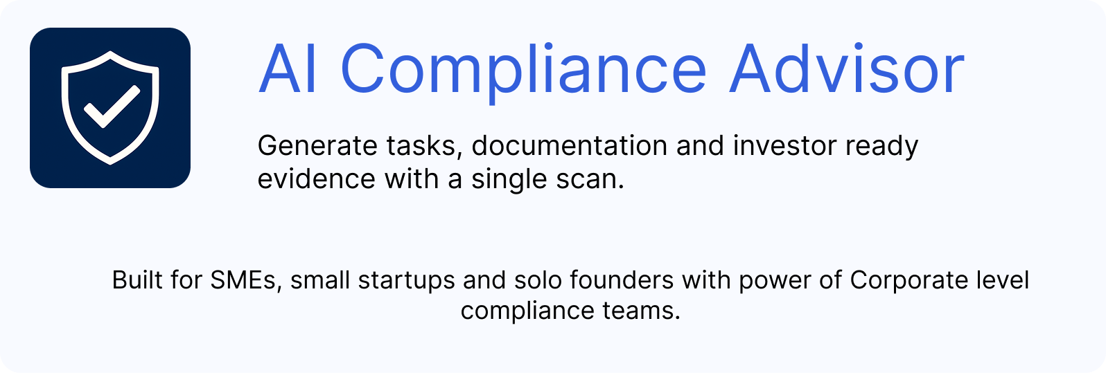 Compliance Framework Analyzer Scan Your Business Across 130 Regulations logo